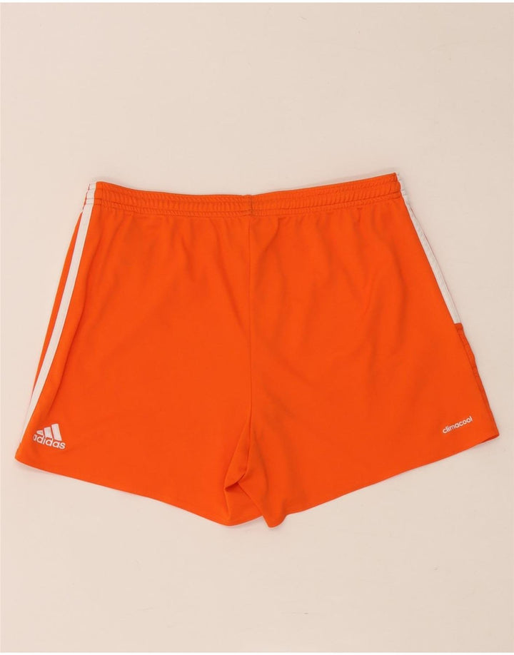 Adidas ženske Climacool sportske kratke hlače UK 12/14 srednje narančaste poliestera