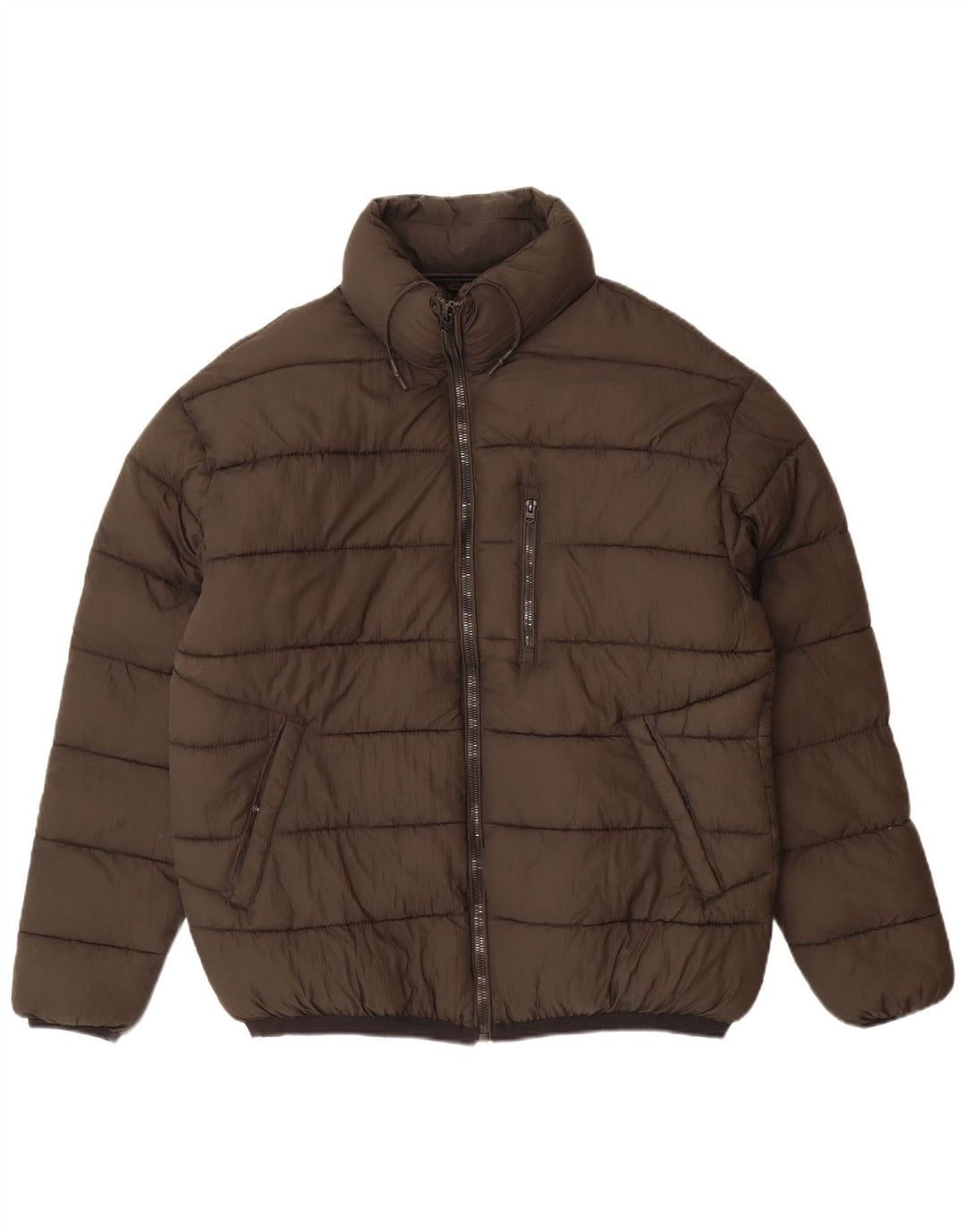 PIAZZA ITALIA Muška podstavljena jakna UK 42 XL sivi najlon