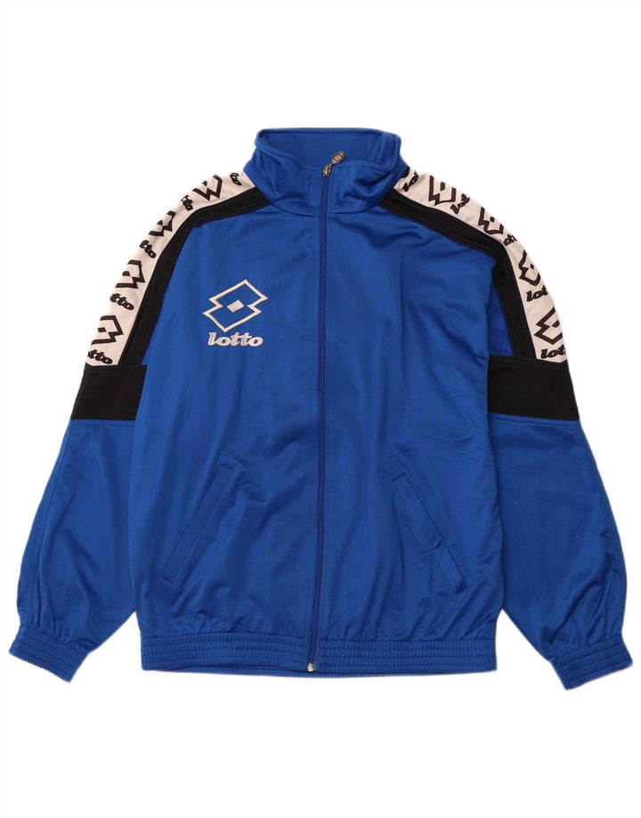 LOTTO muška gornja jakna trenirke s grafičkim motivima 2XL poliester plave boje