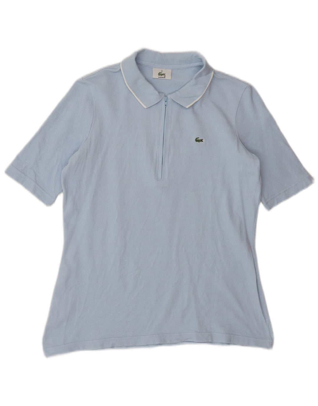 Lacoste ženska polo majica veličina 42 velika plava pamuk