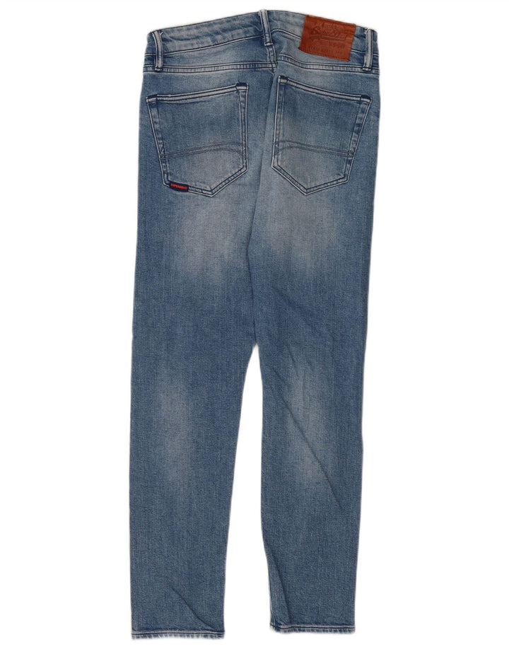 Superdry muške uske traperice W30 L27 plavi pamuk