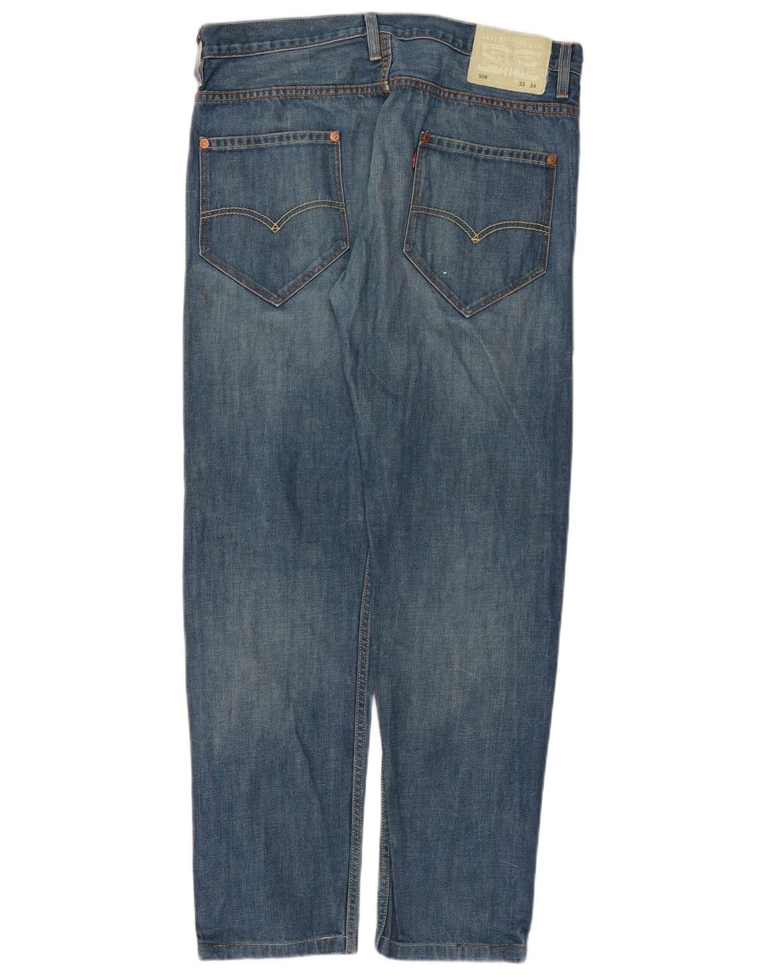 Levi's muške 508 uske traperice W33 L31 plavi pamuk