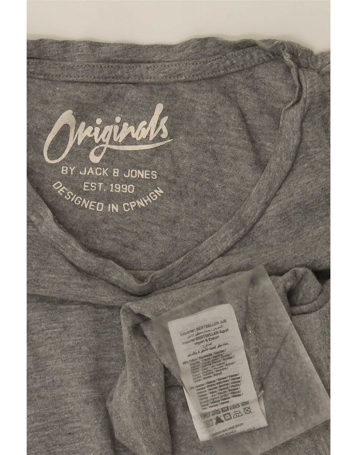 Jack & Jones muška majica kratkih rukava Srednje sivi pamuk