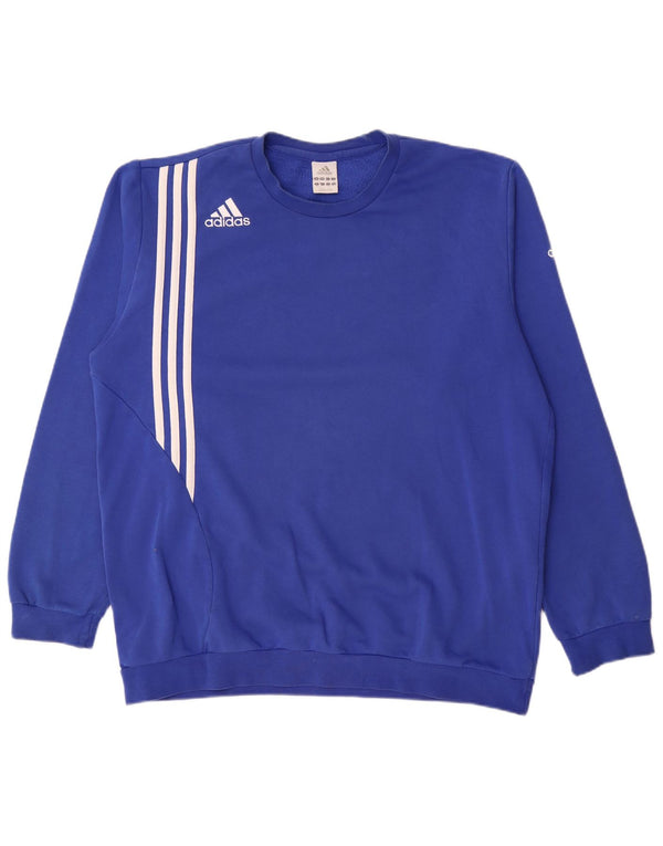 Adidas muški džemper UK 46/48 XL plavi pamuk