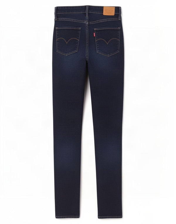 Levi's ženske uske traperice visokog struka 721 W30 L32 tamnoplavi pamuk