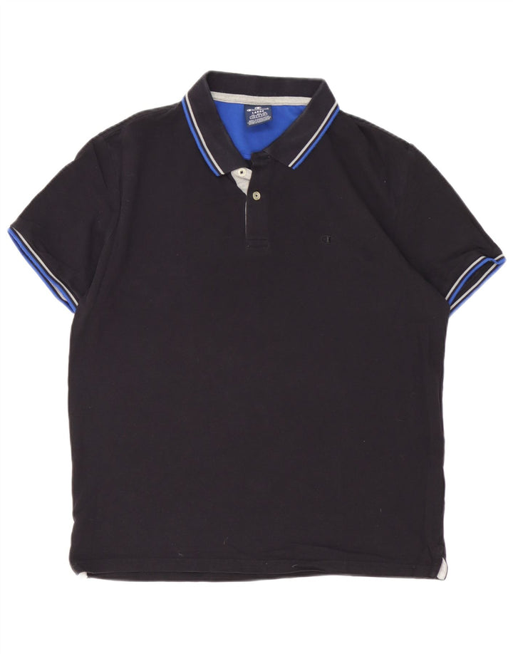 Champion muška polo majica velika crna pamučna