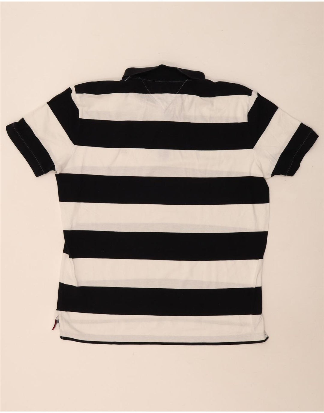 TOMMY HILFIGER Muška polo majica standardnog kroja XL, pamuk na crne pruge