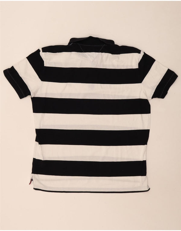 TOMMY HILFIGER Muška polo majica standardnog kroja XL, pamuk na crne pruge