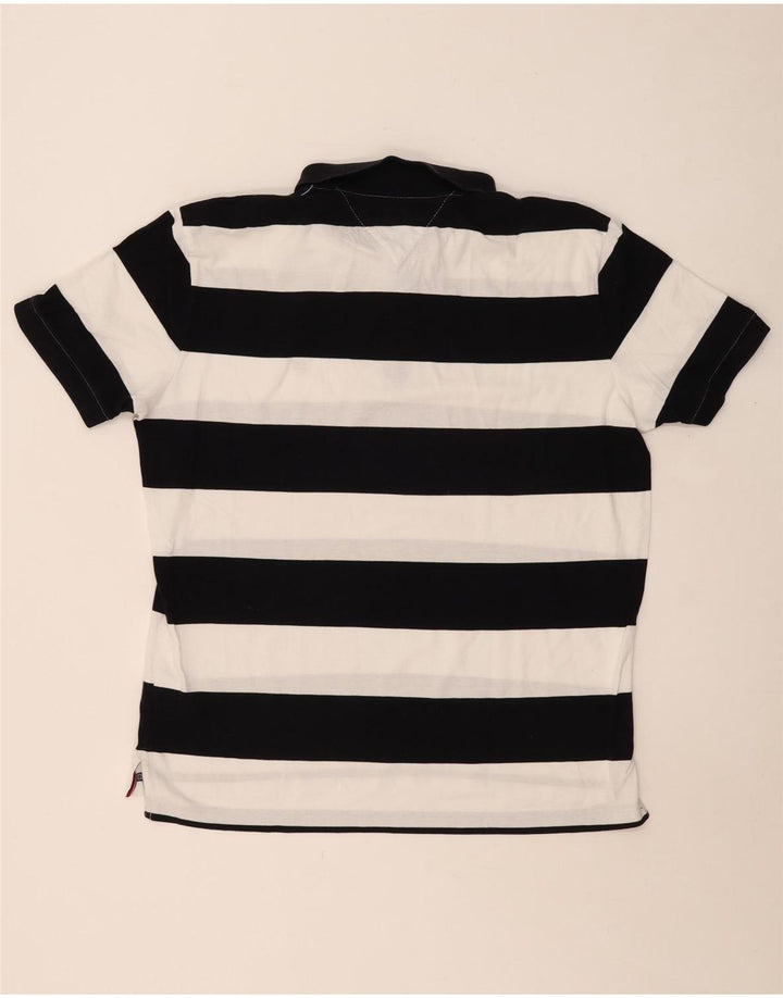 TOMMY HILFIGER Muška polo majica standardnog kroja XL, pamuk na crne pruge