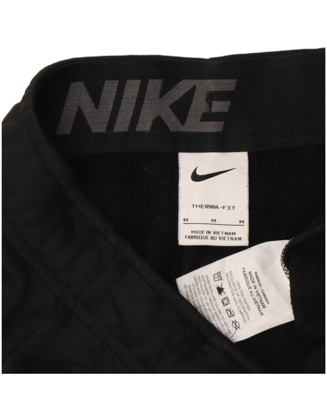 Nike Muške Therma-Fit Graphic Trenirke Hlače Joggers srednje crne
