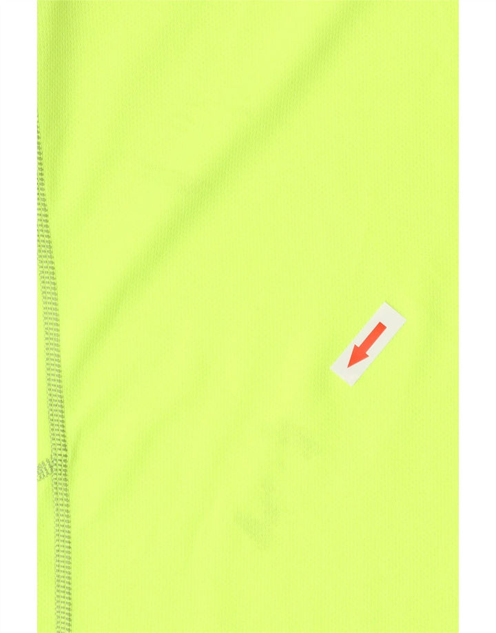 Nike Dri Fit majica kratkih rukava Srednje žuti poliester