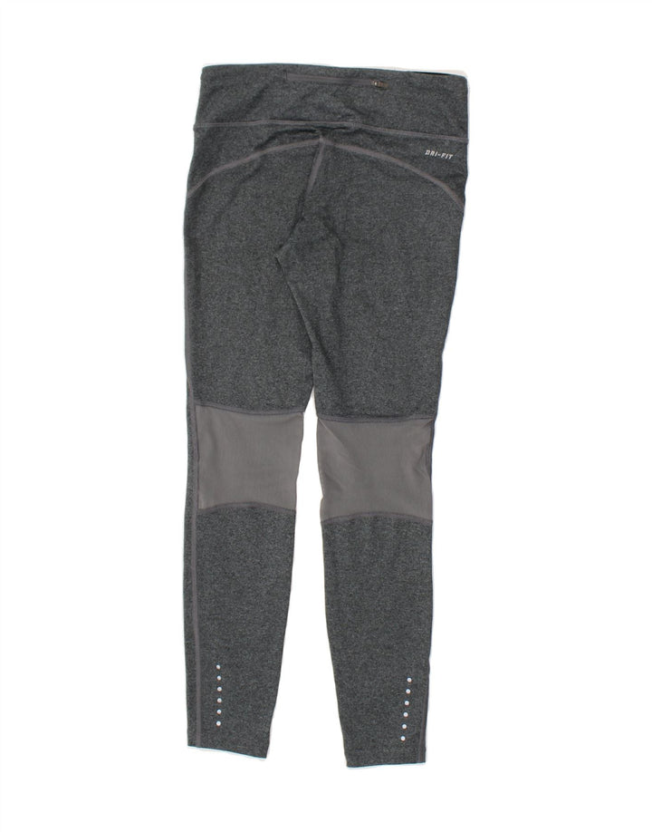 NIKE Womens Leggings UK 4 XS  Grey Flecked Polyester Vintage Nike and Second-Hand Nike from Messina Hembry 