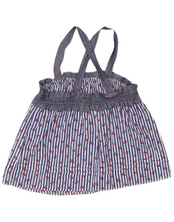 Benetton ženski kratki Cami Top UK 14 pamuk srednje plave pruge