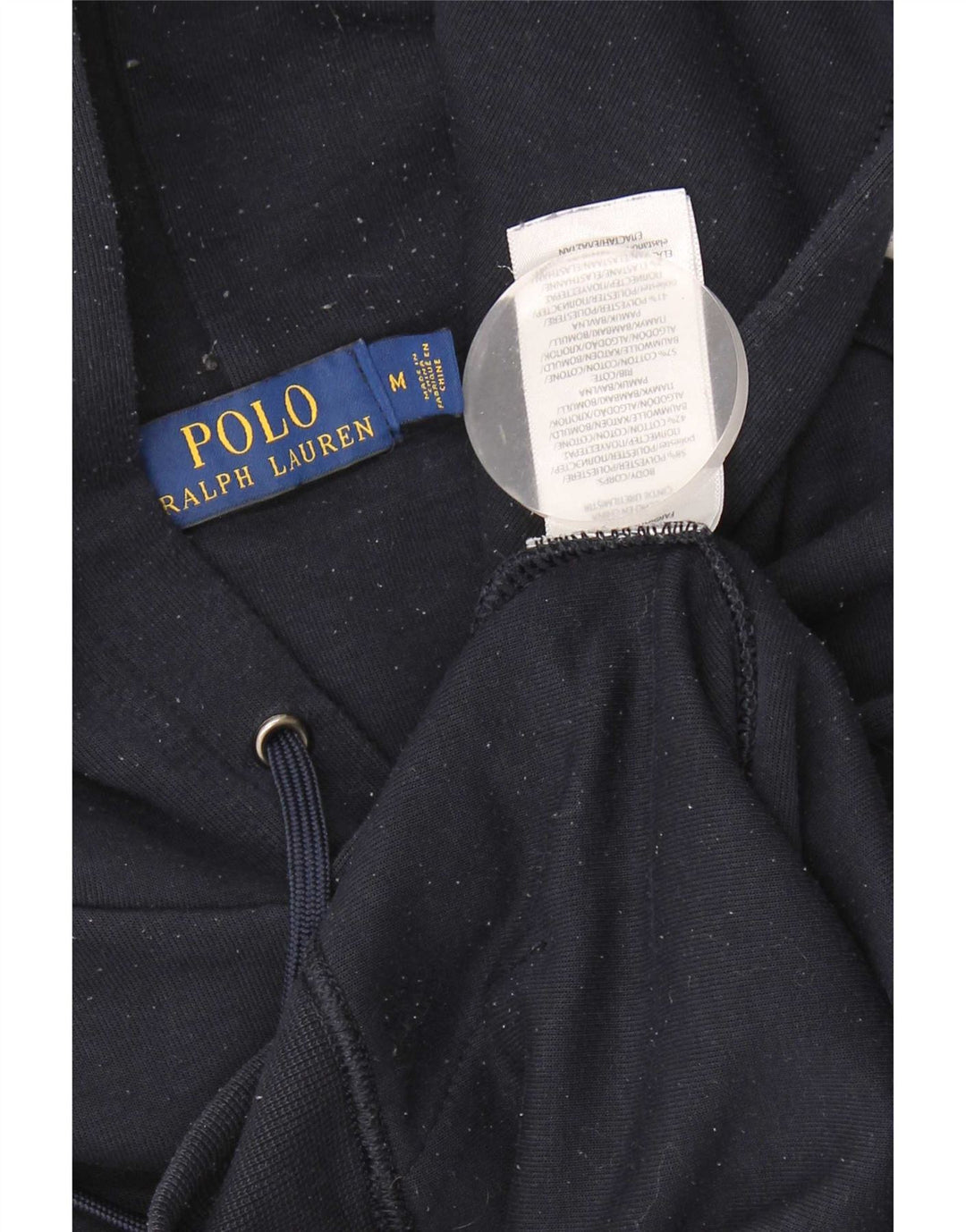 Polo Ralph Lauren muška majica s kapuljačom Srednji tamnoplavi poliester