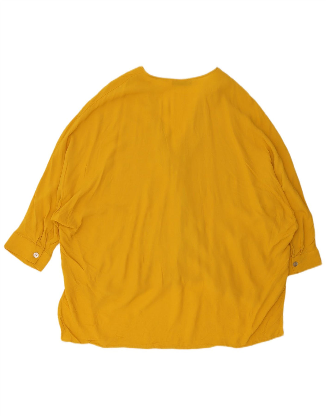 Gornji dio ženske bluze 3/4 rukava Zara UK 14 srednje žute boje