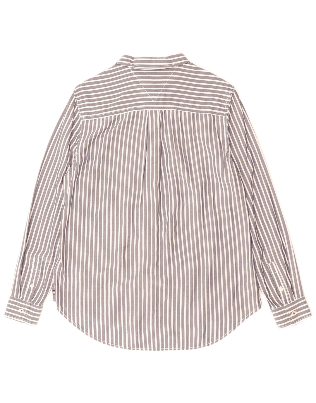 Tommy Hilfiger Ženska košulja UK 14 Pamuk srednje sivih pruga