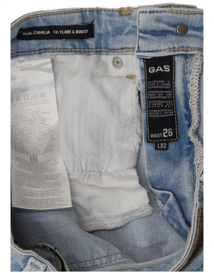 Gas ženske lepršave traperice Camilia Bootcut W26 L29 Plave