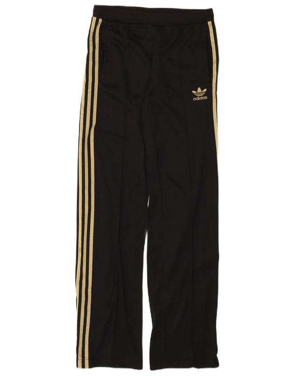 Adidas ženske hlače za trenirku UK 8 male crne najlonske hlače