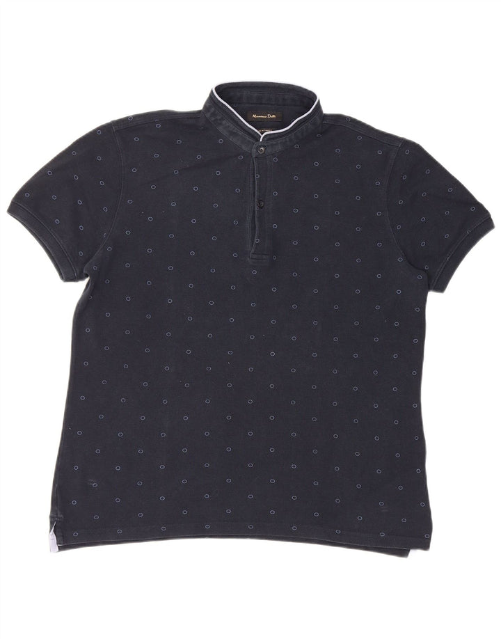 Massimo Dutti muška polo majica velika tamnoplava točkasta