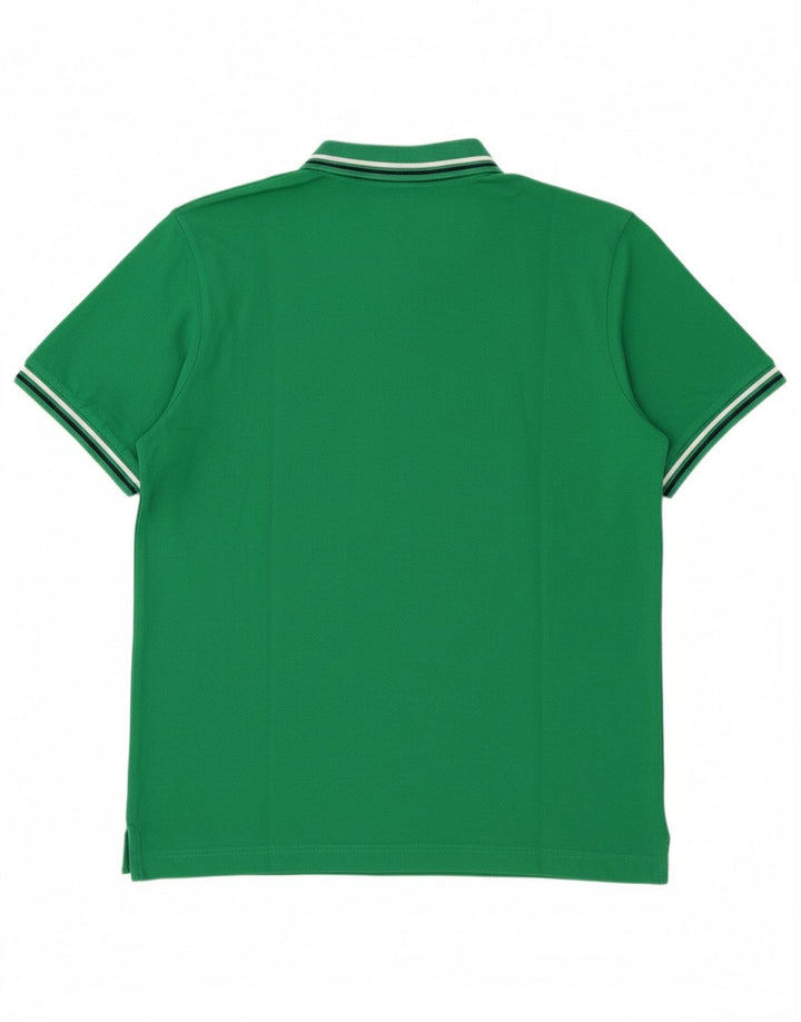 KAPPA Mens Polo Shirt Medium Green Cotton