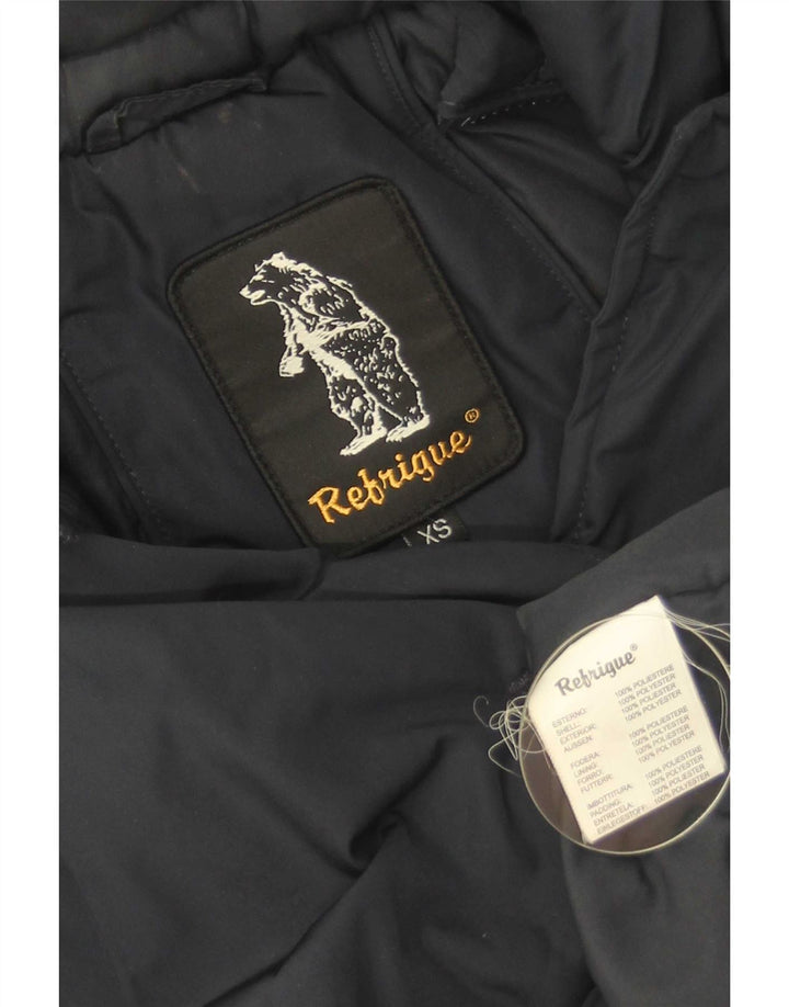 Refrigue ženska jakna parka s kapuljačom UK 6 XS tamnoplavi poliester