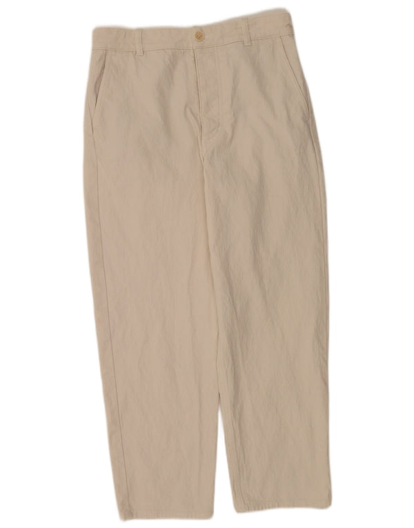 Cos ženske chino hlače visokog struka EU 34 XS W28 L24 bež pamuk