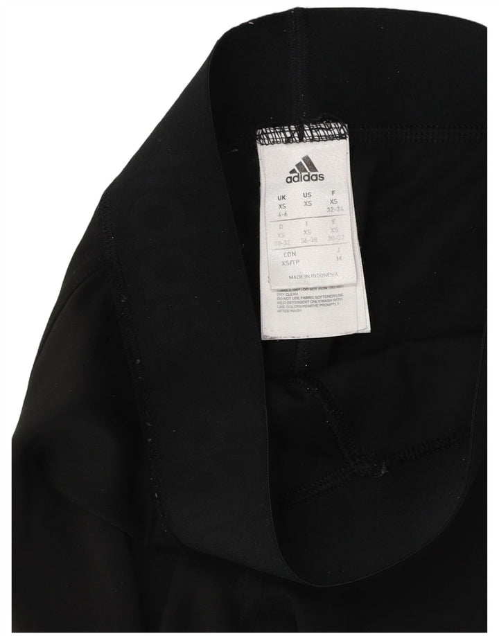 Adidas ženske tajice UK 4/6 XS crni poliester u boji