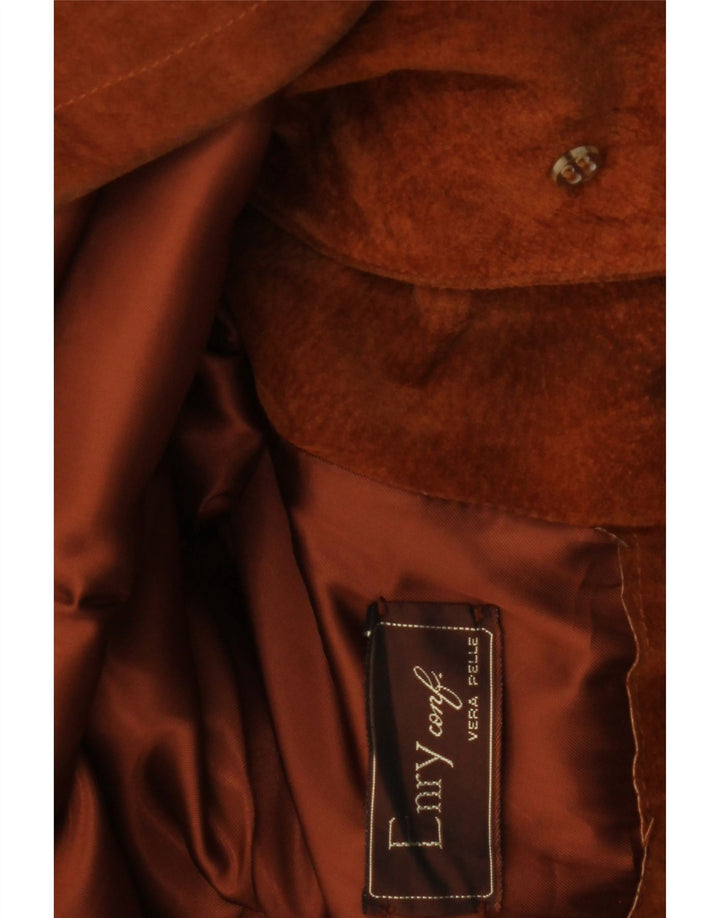 Vintage muška antilop jakna UK 40 velika smeđa koža