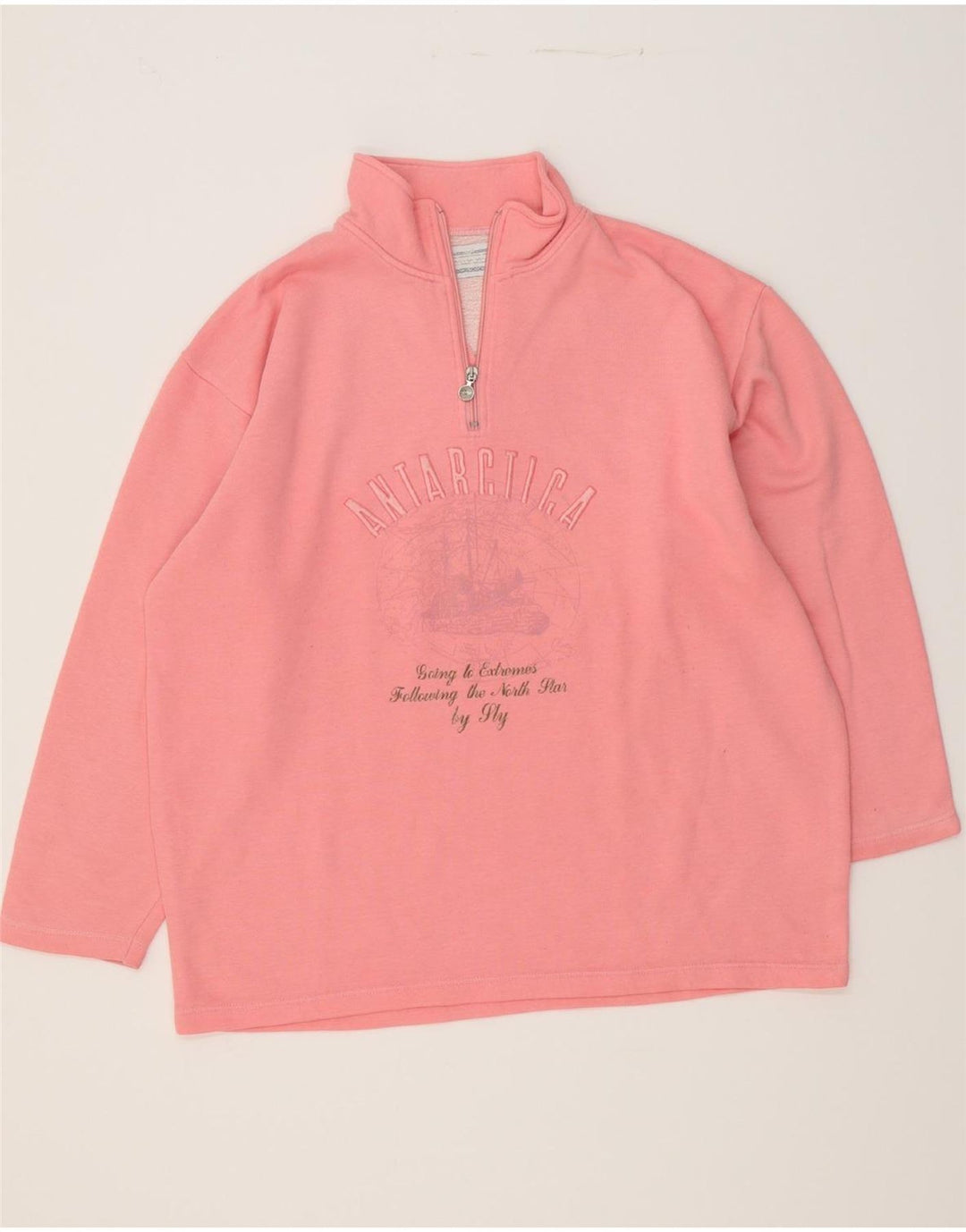 VINTAGE Womens Graphic Full Tracksuit UK 16 Large  Pink Vintage Vintage and Second-Hand Vintage from Messina Hembry 