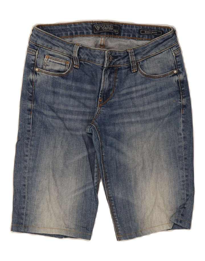 GUESS Womens Beverly Denim Shorts W28 Medium  Blue Cotton Vintage Guess and Second-Hand Guess from Messina Hembry 