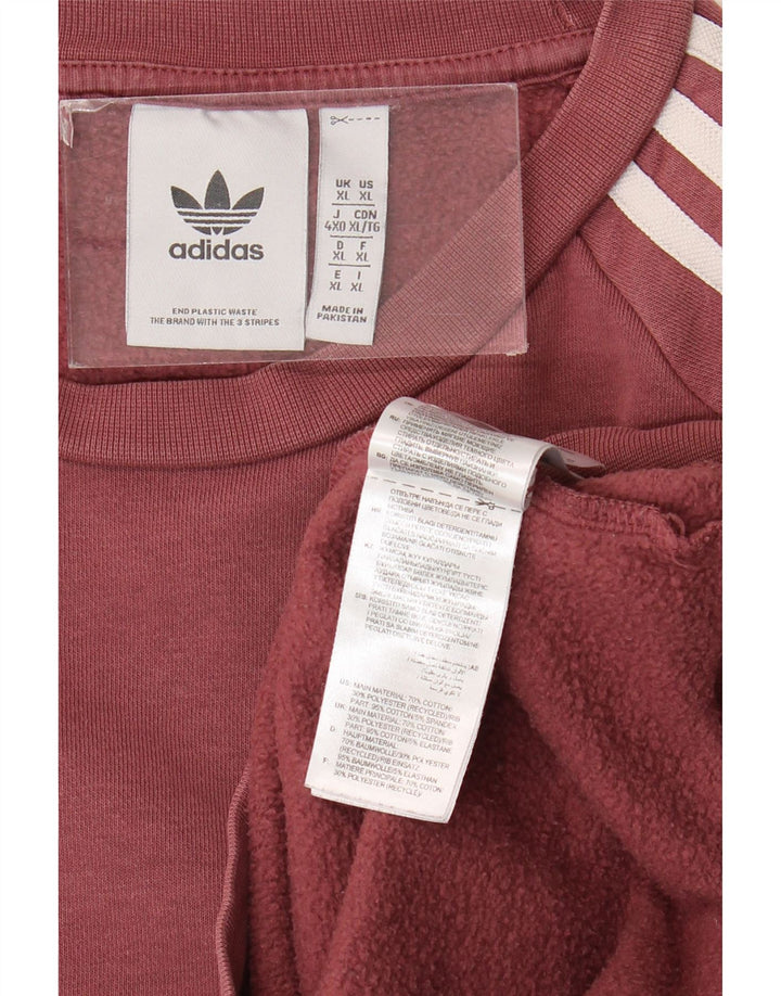 Adidas muški džemperi XL kestenjasti pamuk