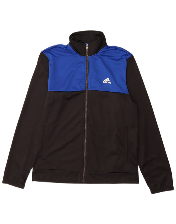 Adidas muška trenirka gornja jakna UK 42/44 veliki crni poliester u boji
