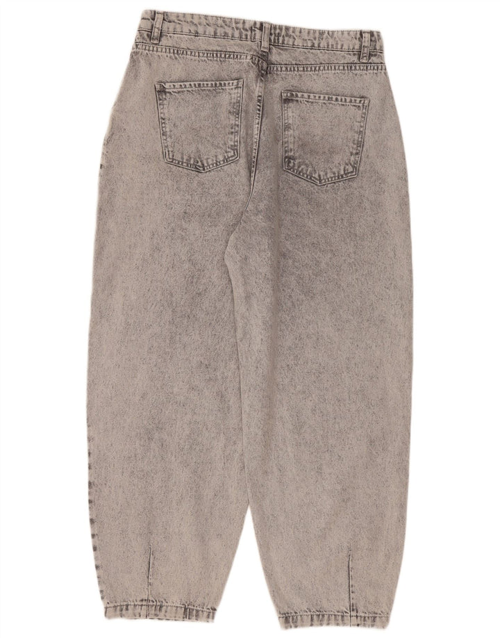 Vintage ženske široke traperice W32 L27 sivi pamuk