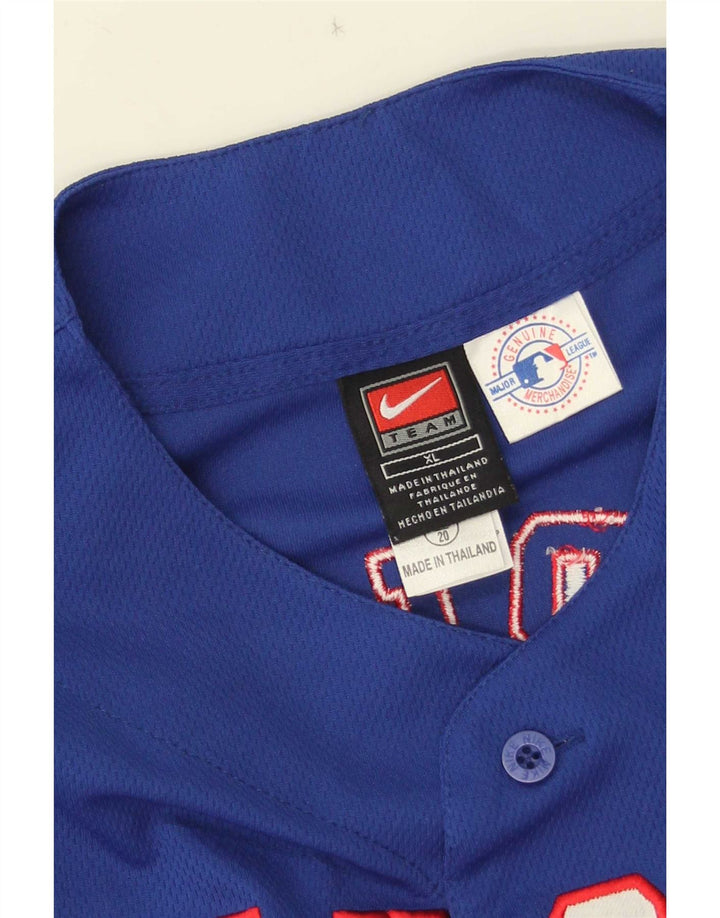 Nike Boys Rangers Graphic Jersey Top 13-14 Years XL plavi poliester