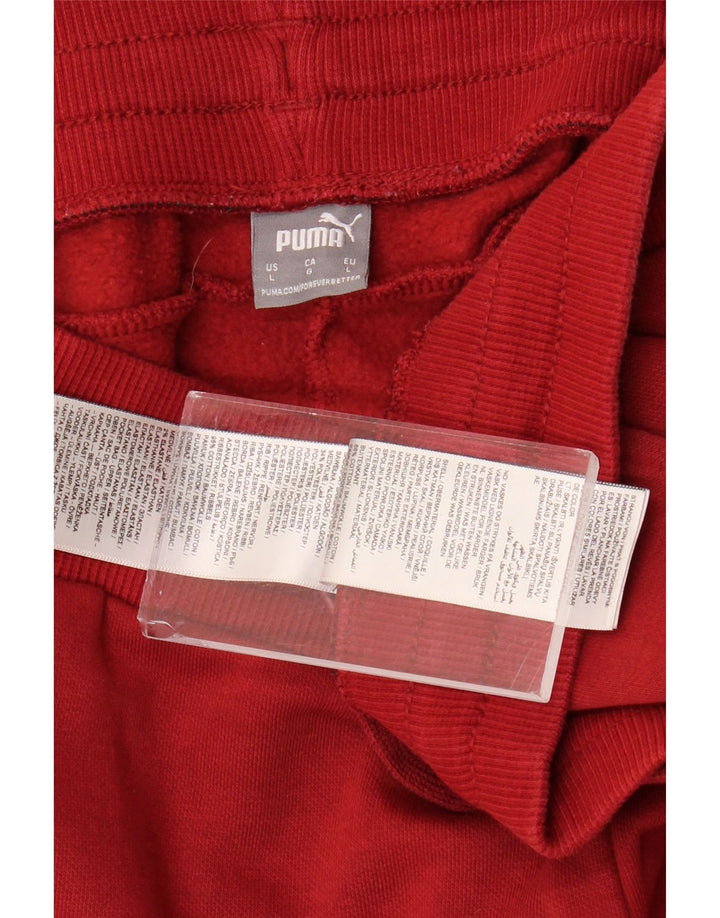 PUMA Muška trenirka Hlače Joggers Large Red Pamuk