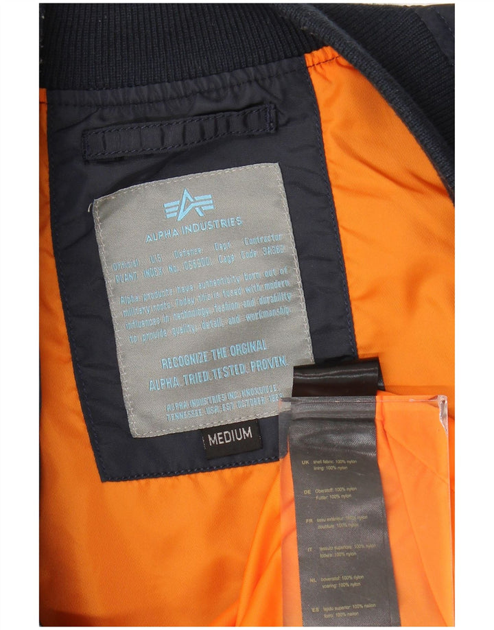 Alpha Industries Muški gornji kaput UK 38 Srednji tamnoplavi najlon