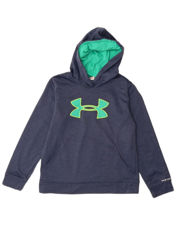 UNDER ARMOUR Velika majica s kapuljačom za djevojčice 11-12 godina, tamnoplava