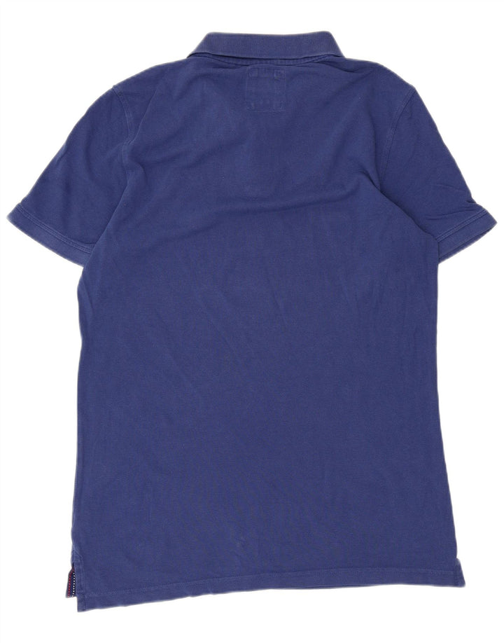 Crew Clothing Muška polo majica Srednje plavi pamuk