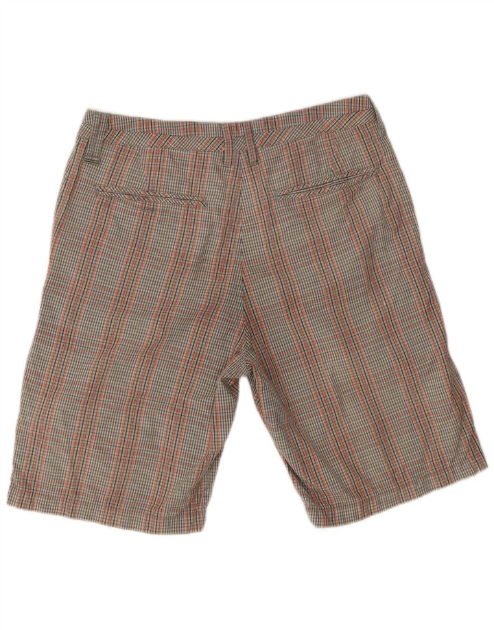 Quiksilver muške chino kratke hlače W32 srednje šareni karirani pamuk