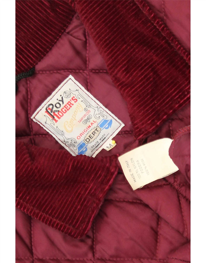 Muška prošivena jakna Roy Rogers UK 38 Srednji bordo najlon