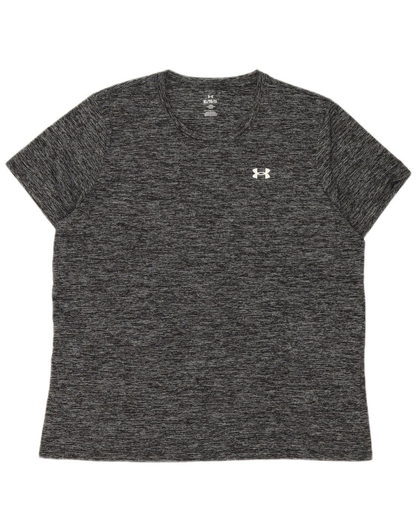 Under Armour muška majica kratkih rukava XL sivi flekasti poliester