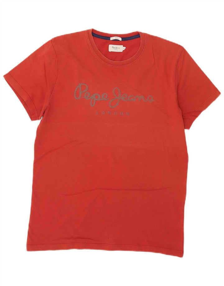 PEPE Jeans, muška majica kratkih rukava Slim Fit, srednje crvena