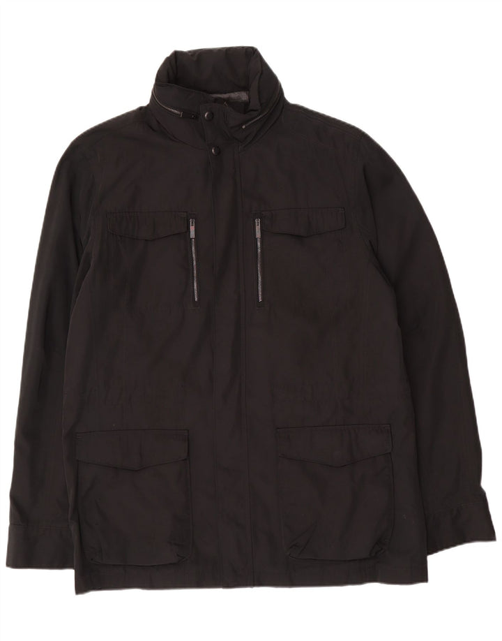 Calvin Klein Mens Utility Jacket UK 38 Srednji crni poliester