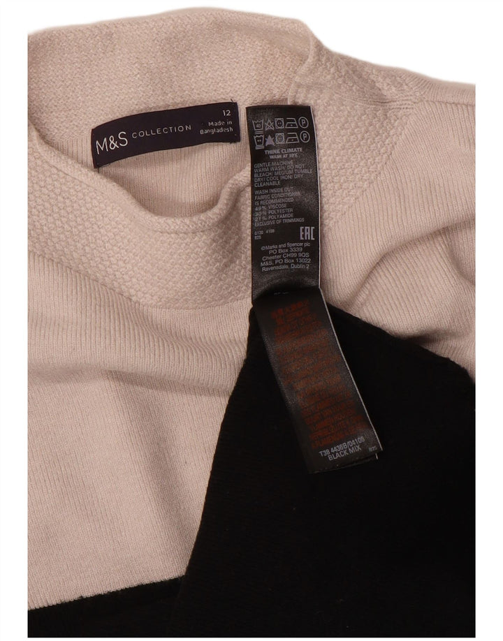Marks & Spencer ženski džemper s kornjačičastim ovratnikom UK 12 srednje crna