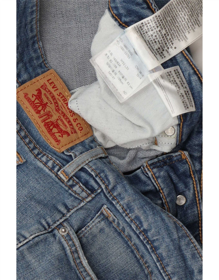 Levi's ženske 715 Bootcut traperice W32 L30 plavi pamuk
