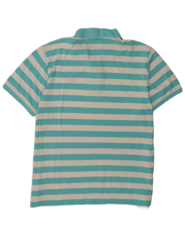 Crew Clothing Muška polo majica 2XL pamuk na tirkizne pruge