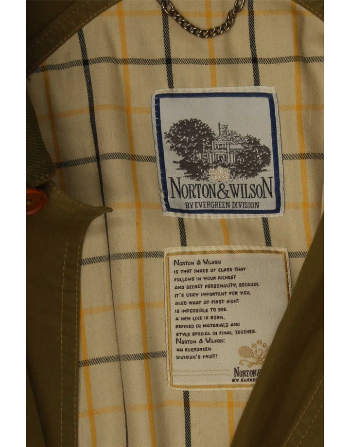 Norton & Wilson muški trenč kaput UK 40 veliki kaki