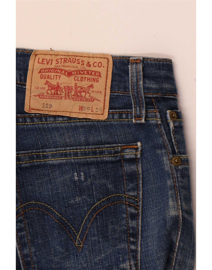 Levi's Ženske traperice 529 Curvy Bootcut W29 L26 Plave