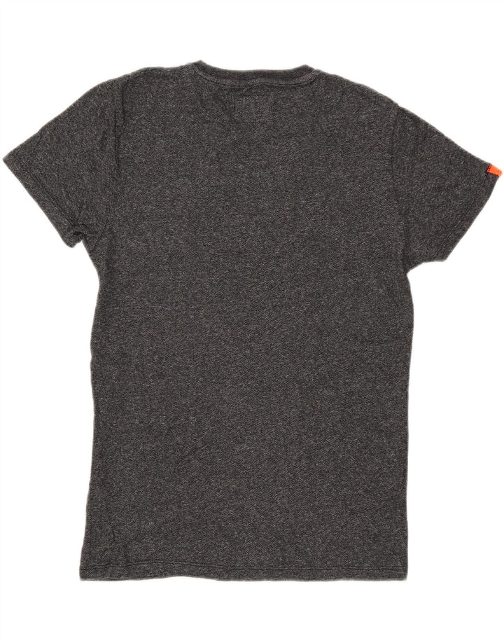 Superdry muška majica kratkih rukava, srednje sivi flekasti pamuk