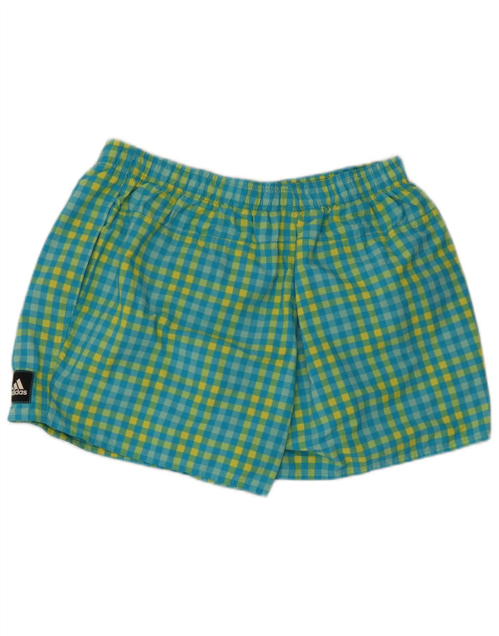 Adidas muške kratke hlače za kupanje, veliki plavi gingham poliester